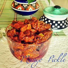 A picture of Raw Mango Pickle / Aam Ka Atchar.