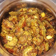 A picture of Chatpate Karele Achaari Karele.