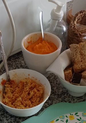 Una foto de Hermosura de hummus