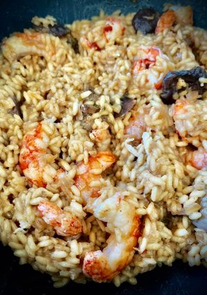 Foto principal de Risotto de gambones y setas