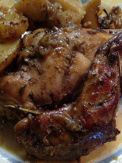 Una foto de Conejo al horno