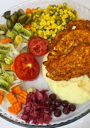 عکسی از دستور استیک مرغ