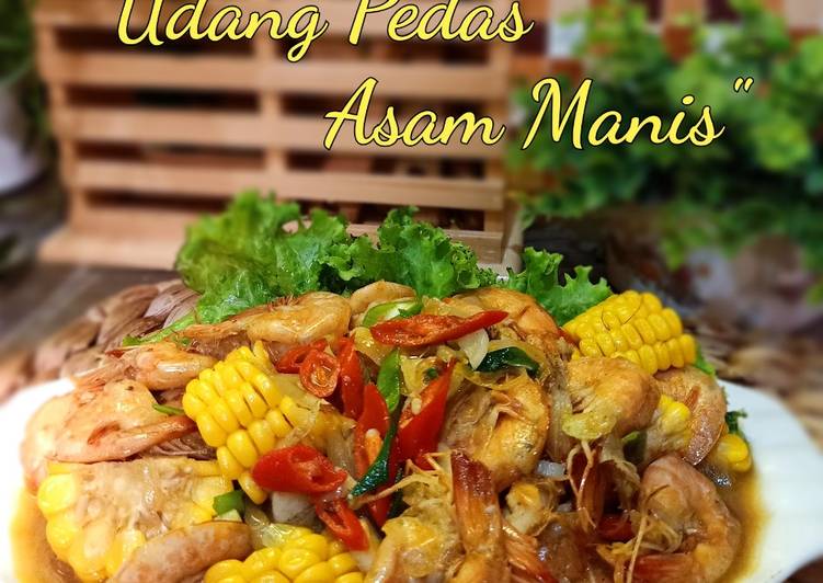 Cara Gampang Membuat Udang Pedas Asam Manis, Lezat Sekali