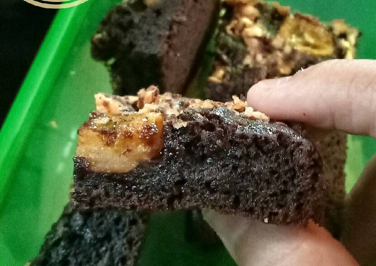 Bumbu meracik Brownies Pisang yang moist dan lembut Anti Gagal
