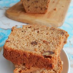 A picture of Whole Wheat Banana Walnut loaf.