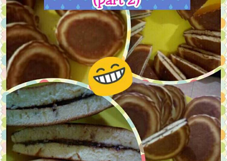 Dorayaki coklat keju (part 2)