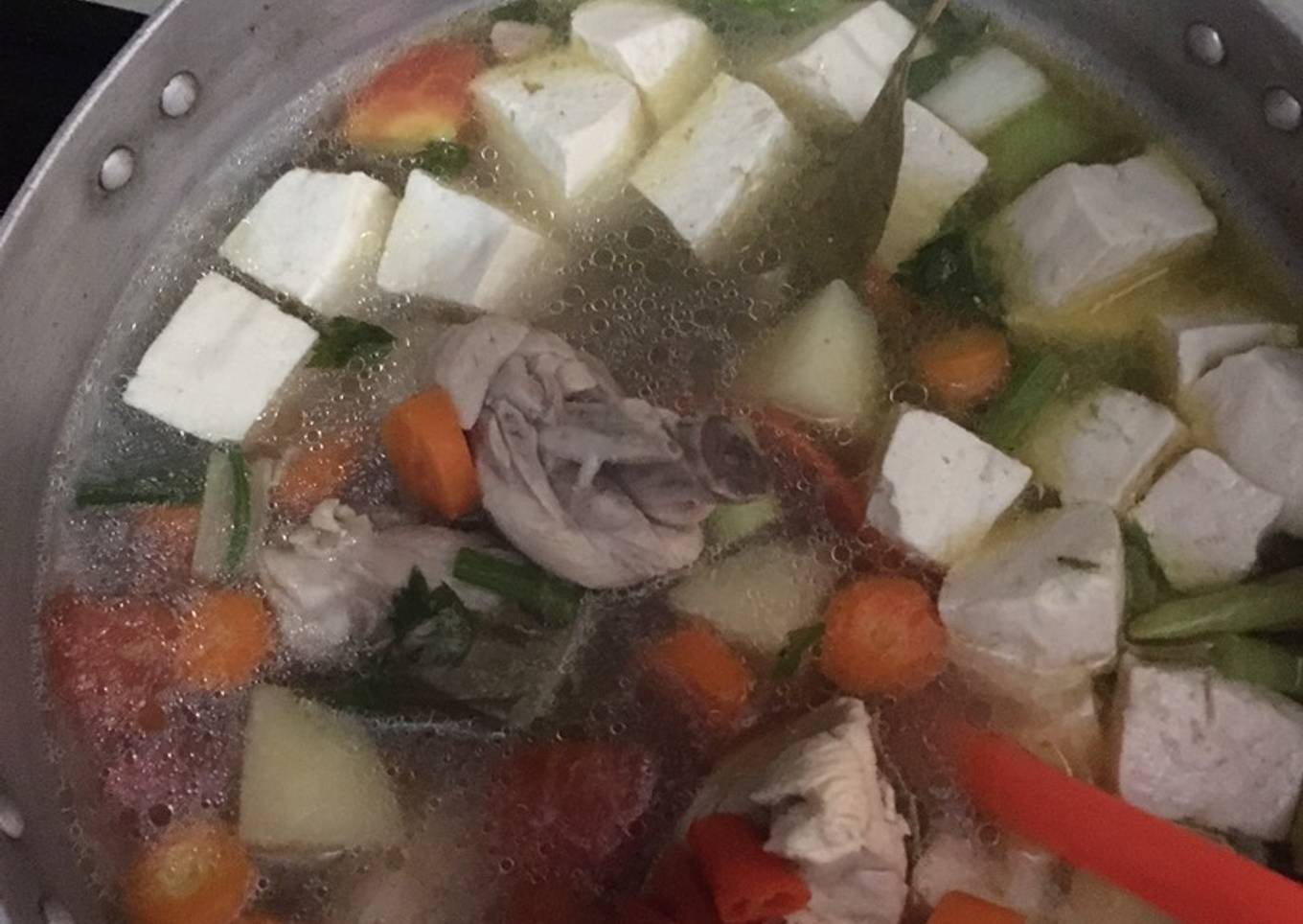 Sop Ayam dan Tahu