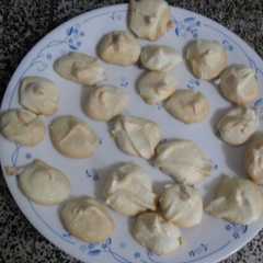 Una foto de Espejismos de merengue aromatizados con vainilla