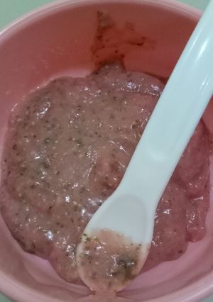 Foto resep Bubur pink 4⭐