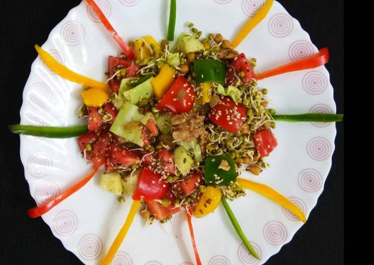 Power Pack Salad Recipe By Rajeshree Shah Homechef Gujarat Cookpad