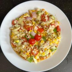 A picture of Cornmeal Pizza 🍕 { 💯 Gluten-Free & Healthy }.