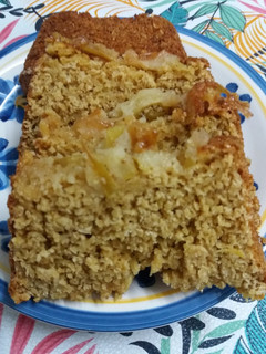 Una foto de Budín de avena y manzana