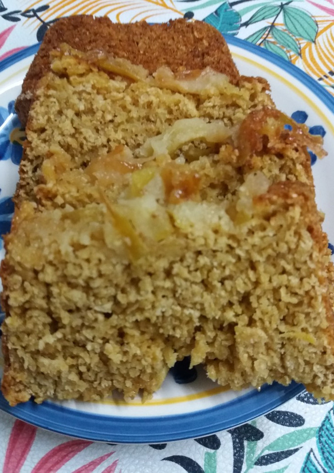 Una foto de Budín de avena y manzana