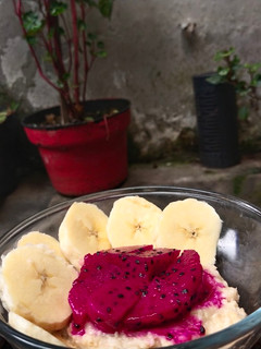 Foto resep Oatmeal Naga Pisang