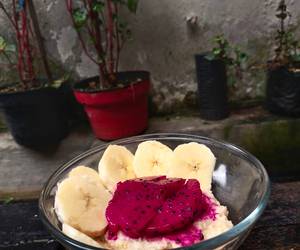 Masakan Unik Oatmeal Naga Pisang Sedap