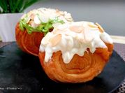 Gambar cromboloni matcha