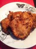 Filetes de pollo rebozados