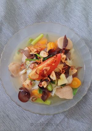 Foto resep Sop Baso Jamur Kuping