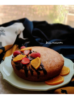 عکسی از دستور کیک ماست پرتقالی