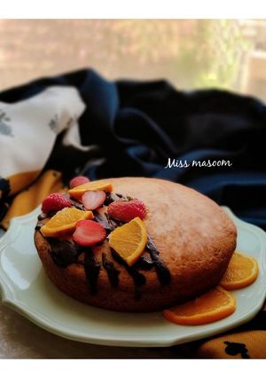 عکسی از دستور کیک ماست پرتقالی