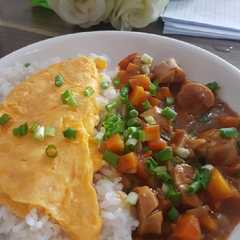 Nasi Sosis Kari Jepang রেসিপির প্রধান ছবি