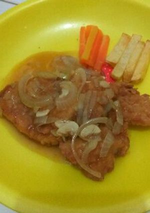 Foto resep Crispy chicken steak