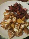 Costillitas al horno con salsa bbq