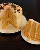 Orange Layer Cake with Orange / Vanilla Whipped Cream Filling and Frosting