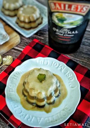 Foto resep Coffee Cream Pudding with Bailey's Vla 🍮