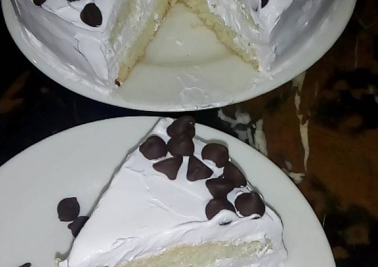 Easiest Way to Make Any-night-of-the-week Sponge Cream cake (Pateela baking and no beater)