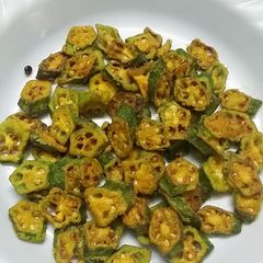 A picture of Fry Bhindi.