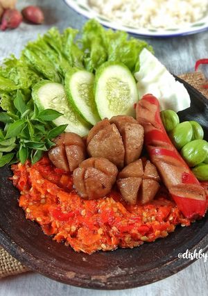 Foto resep Penyetan Bakso Sosis