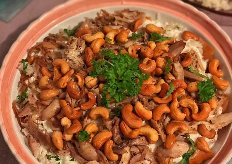 فتة دجاج