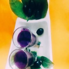 A picture of Jamun Shots.