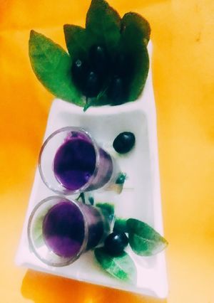 A picture of Jamun Shots.
