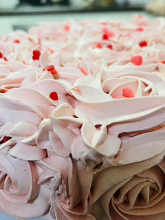 Una foto de Buttercream de merengue Italiano