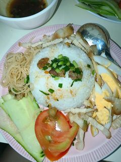 Hình của món Cơm tấm long xuyên.