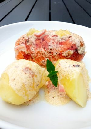 Une photo de Ballotine de truite et sa sauce beurre citron échalotes