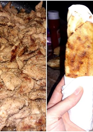 صورة لوصفة شاورما 😋😋