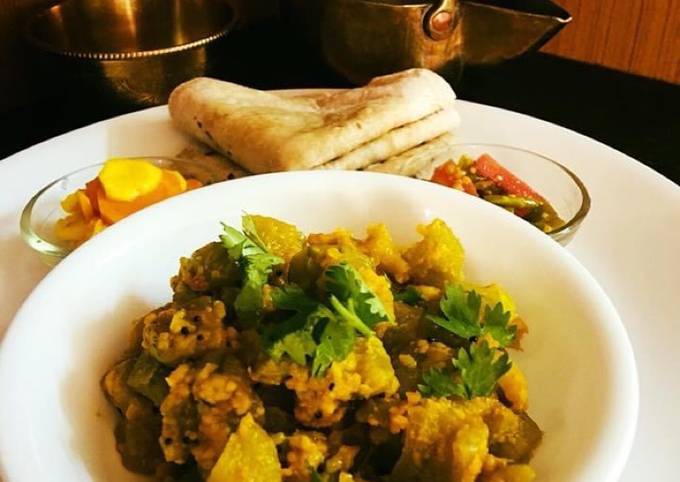 Recipe of Gordon Ramsay Khira besan Subji !!! (Cucumber)