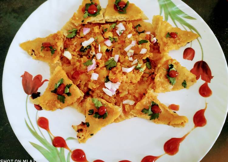 Steps to Make Super Quick Homemade Pav Bhaji Sunflower Paratha