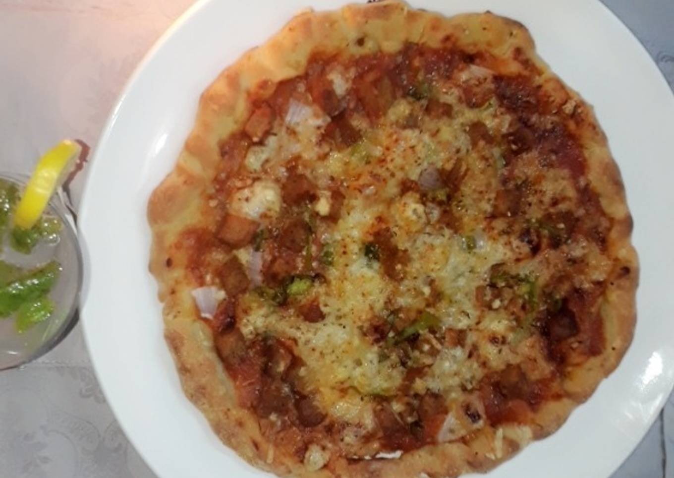 Pizza chicken Tikka Pizza 