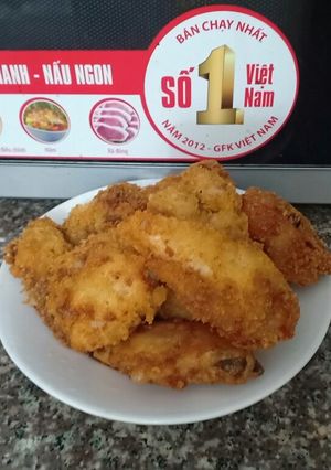 Hình của món Cánh gà chiên xù.