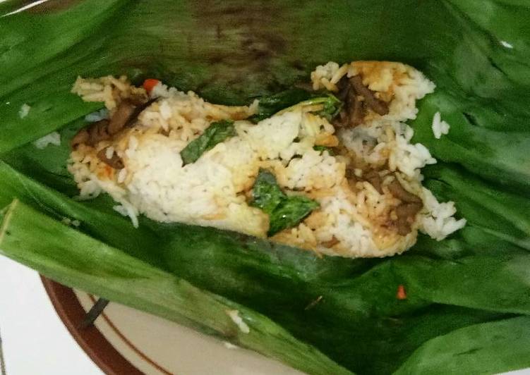 Resep Nasi Bakar Ati Ampela yang Menggugah Selera