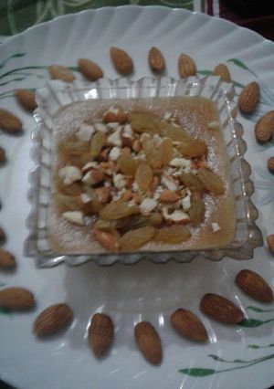 A picture of Suji halwa.