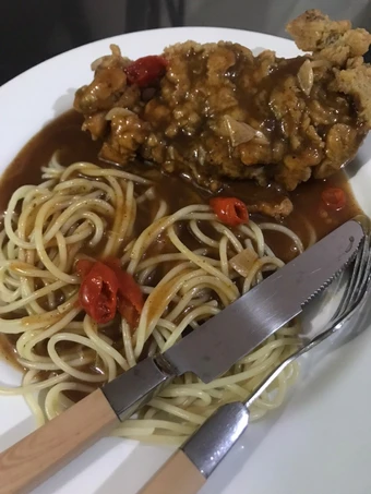 Langkah Gampang Menyiapkan Resep Steak tepung ala WS saus BBQ yang Lezat Anti Ribet, Sempurna