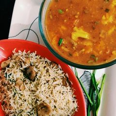 A picture of Soyabean nutrela Pulao.