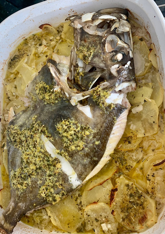 Una foto de San Martiño con mantequilla de cítricos