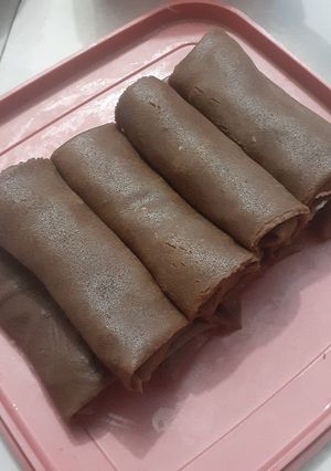 Foto resep Dadar gulung pisang coklat