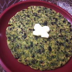 A picture of Makki ki methi wali roti.